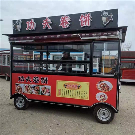 小吃车流动餐车小吃车厂家绿康小吃车定制