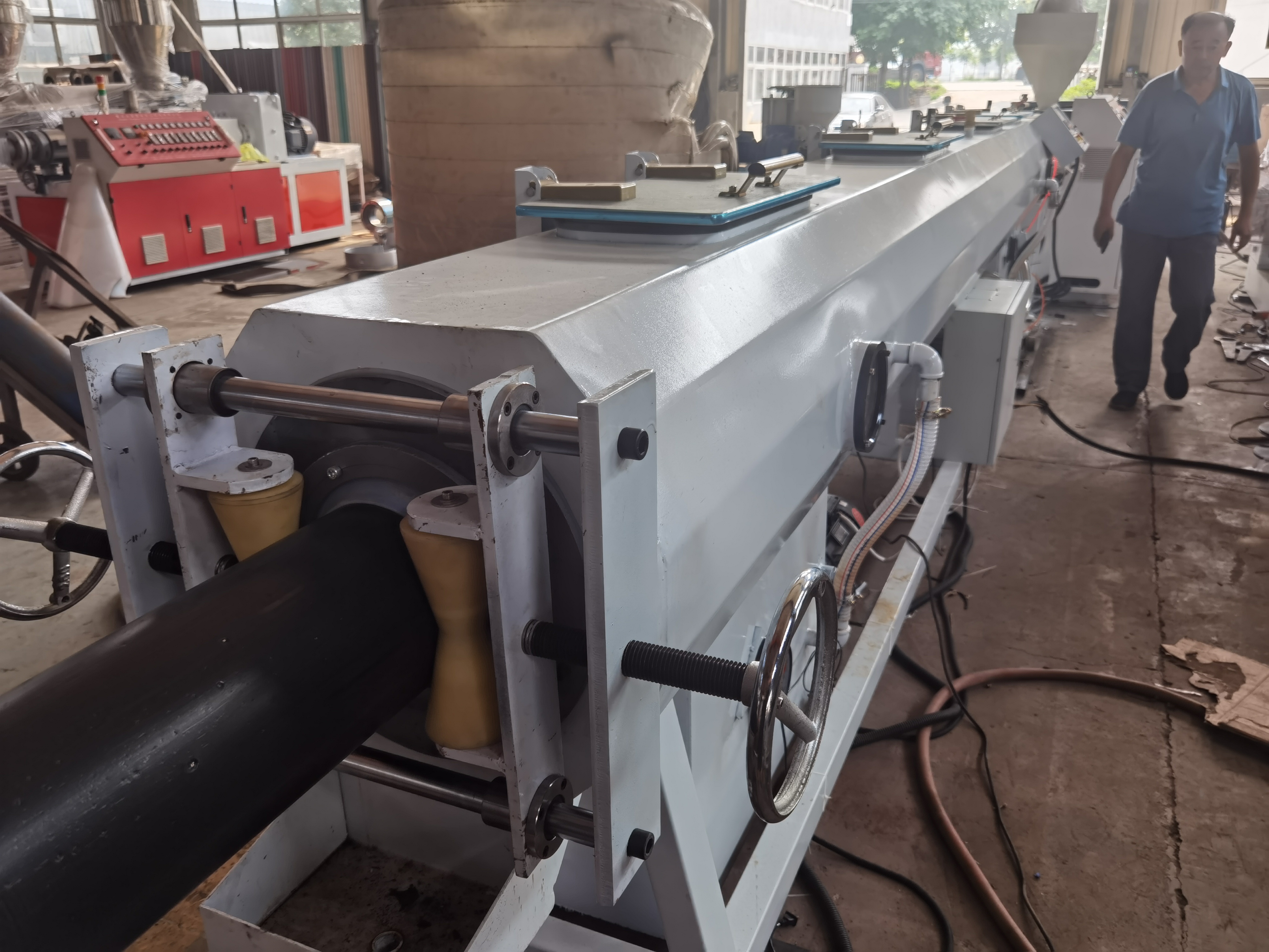 复合硅芯管设备 pe管材设备 通讯管挤出机