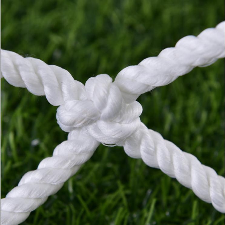 鲁泽绳网建筑安全网 尼龙猫防护网 儿童楼梯阳台防坠 阻燃白网