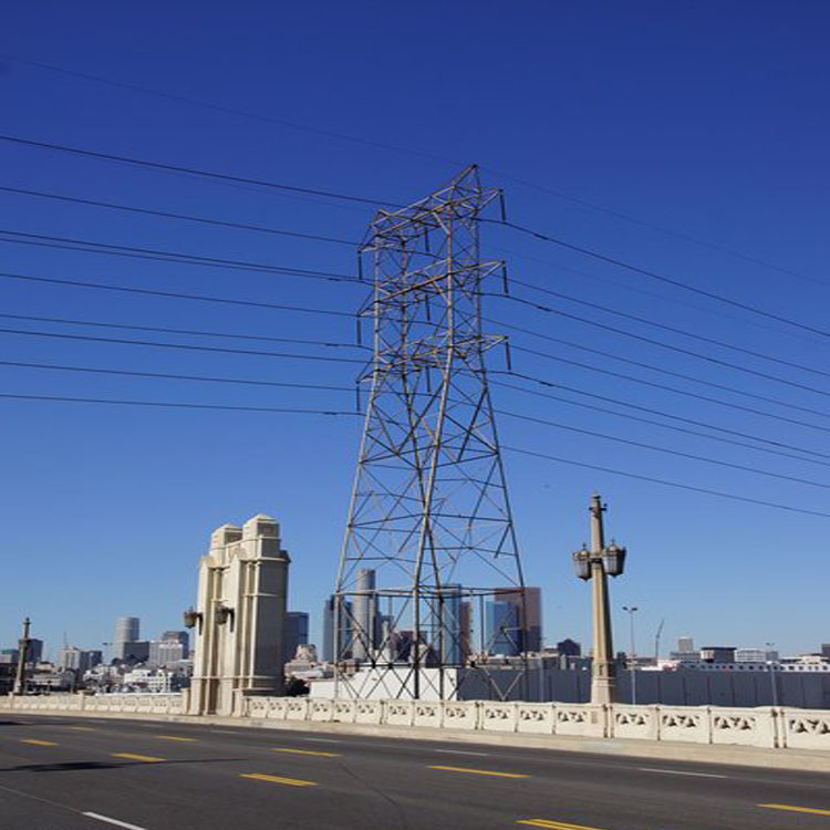 输电线路铁塔钢管杆避雷针塔角钢塔三管电力塔拉线式铁塔