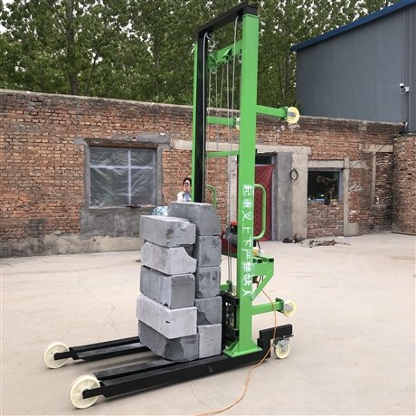 工地上料机电动小型上砖机可定制3到10米