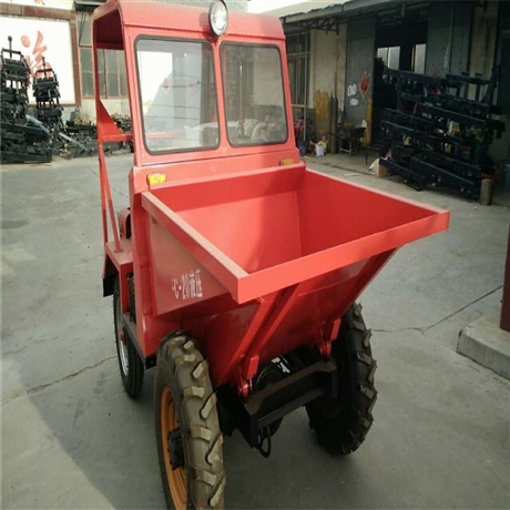 前卸式工程四輪翻斗車(chē)載重量 小型液壓柴油前翻斗自卸車(chē)
