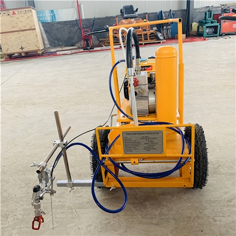路面劃線機(jī)廠家 手推冷噴式劃線機(jī) 停車位劃線機(jī)圖片