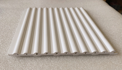 生态木白色小圆板波浪板背景墙裙天花吊阳护墙板门头招牌