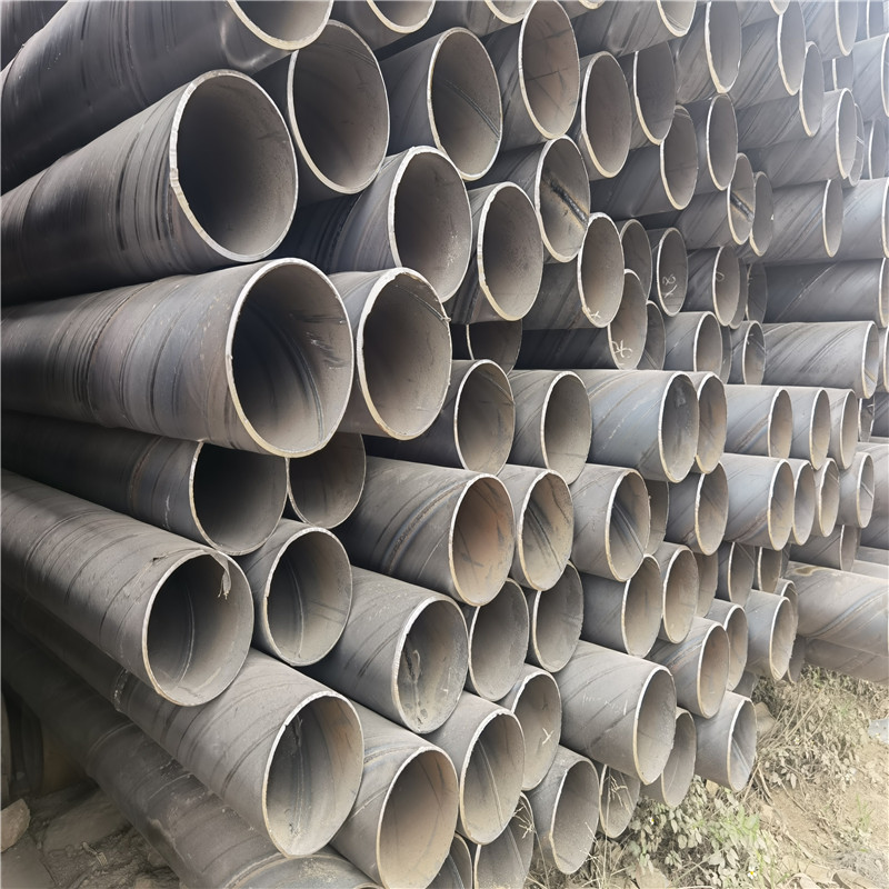 城市建设用滤水钢管工程管道大口径薄壁螺旋钢管切割冲孔定做螺旋钢管