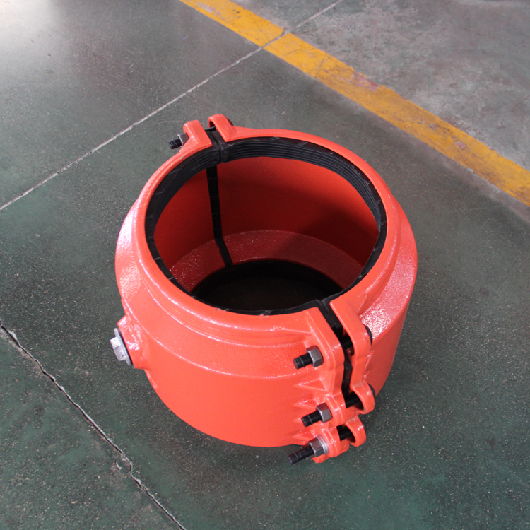 铁管堵漏器自来水管道抢修哈夫节球墨铸铁直管堵漏器江皓阀门