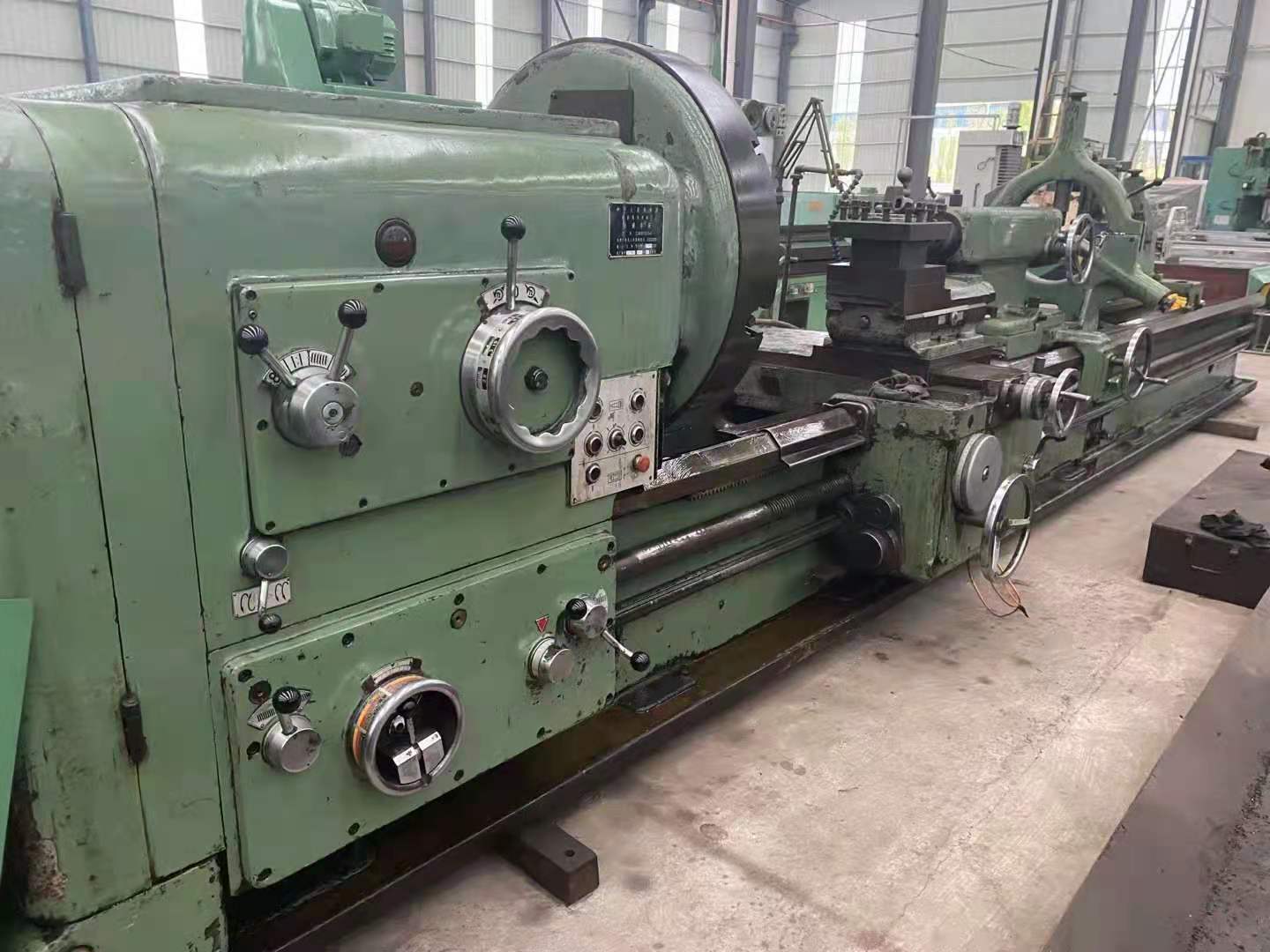 转让二手天水星火cw61100ax5米普通车床