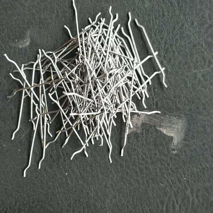 海晨供应 波浪型钢纤维 冷拉丝剪断钢纤维 剪切型钢纤维价格