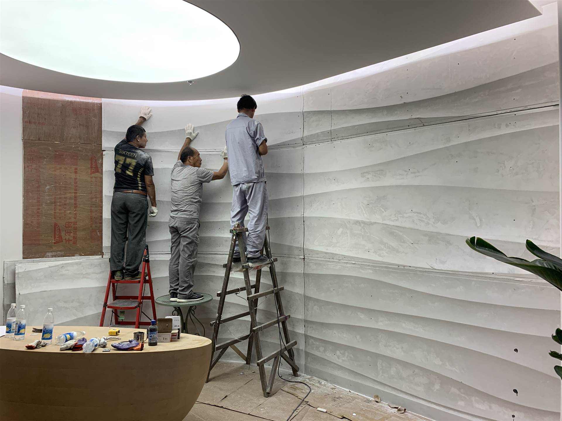 上海grg厂家厚盈装饰异形墙面厂家定制