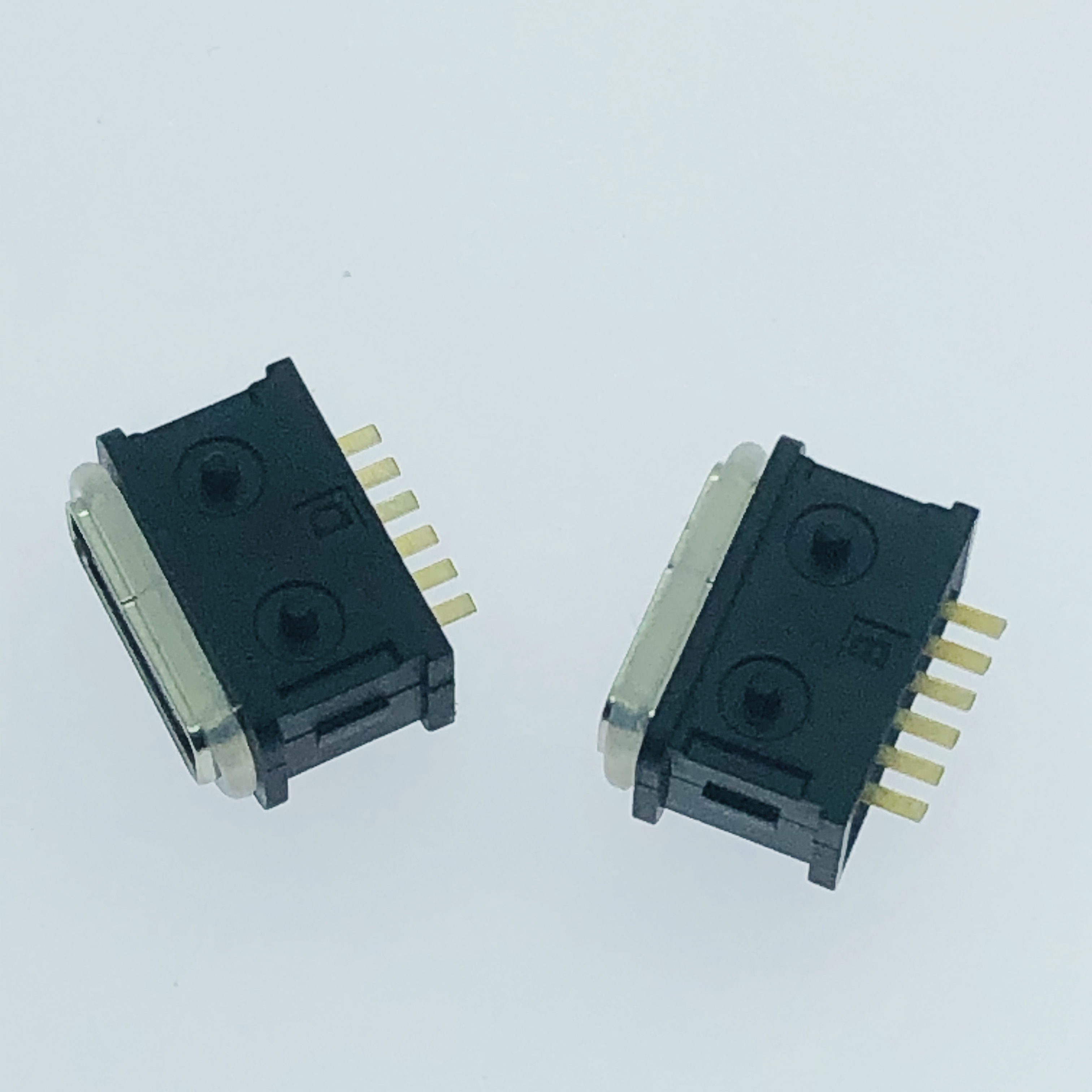 typec6p防水母座直插31母座立式直插180度防水母座6p直插