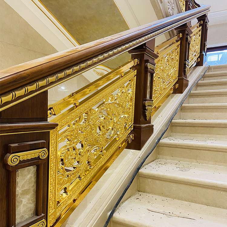 邯郸别墅铜楼梯栏杆像浪漫的副歌