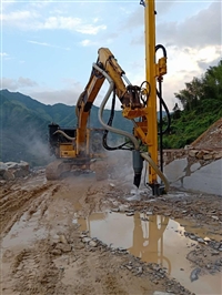 挖孔钻机 电线杆打桩机 小型液压 双叶合金钻头挖孔钻机