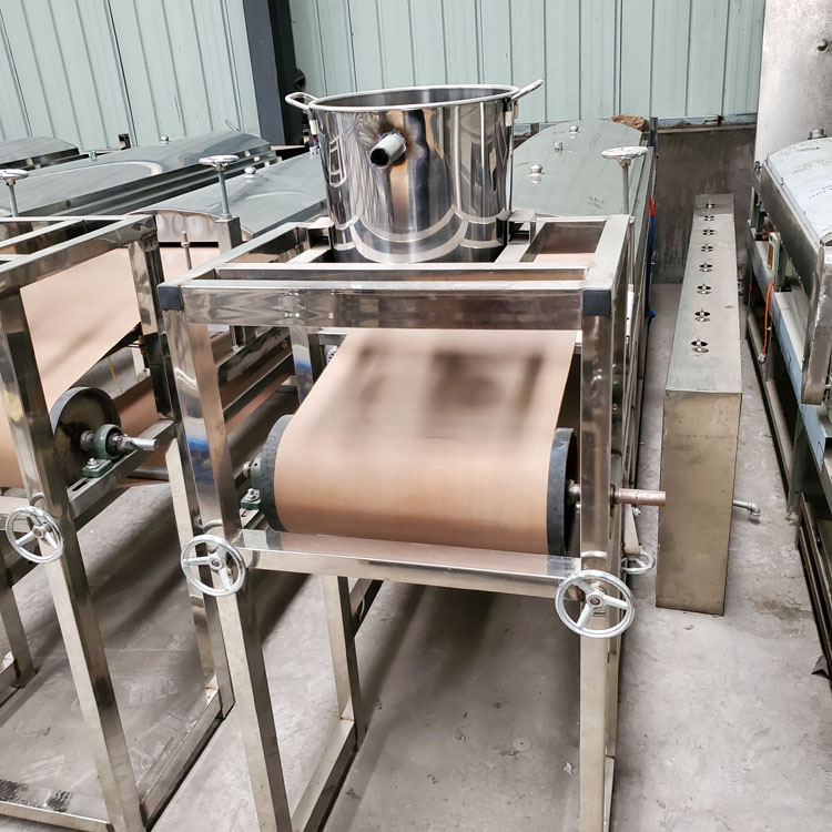 蒸面皮机器 明茂mr530全自动小型圆凉皮机 大型商用仿手工制作凉皮机