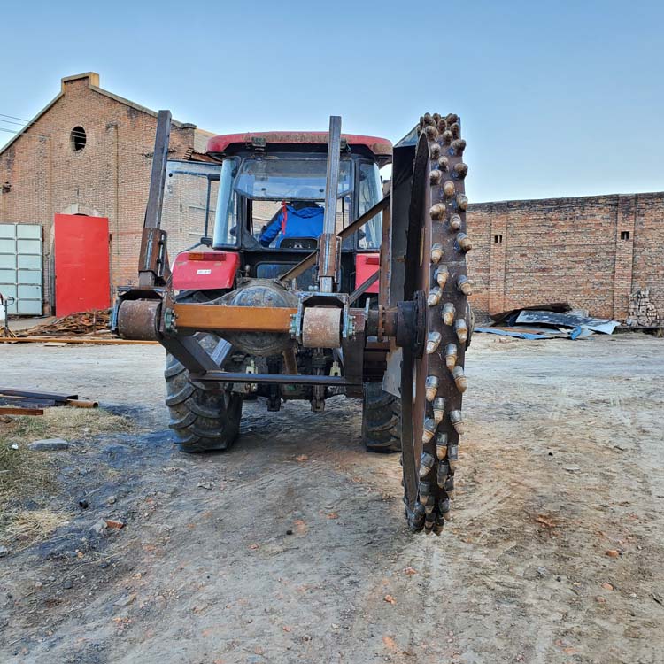 明茂mj180圆盘式柏油路面开沟器 移动通讯电缆打沟机