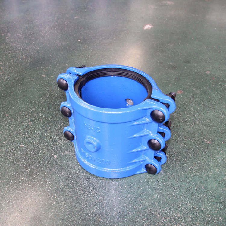 管道抱箍200长型铸管堵漏器江皓阀门塑料管哈夫节