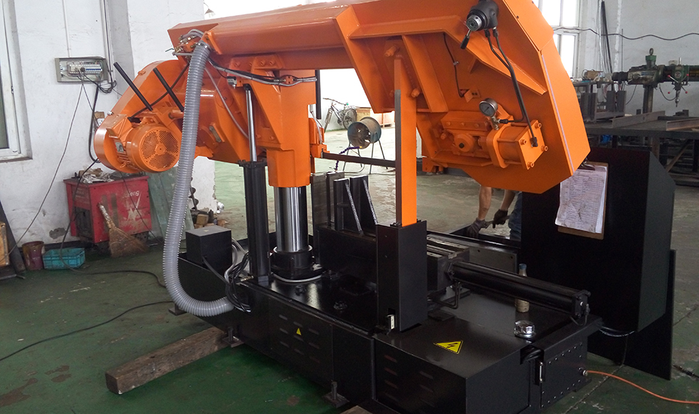 自动金属带锯机床浙江自动金属带锯床切割钢筋厂家生产