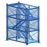 墩柱安全梯笼 组合式梯笼 框架式梯笼