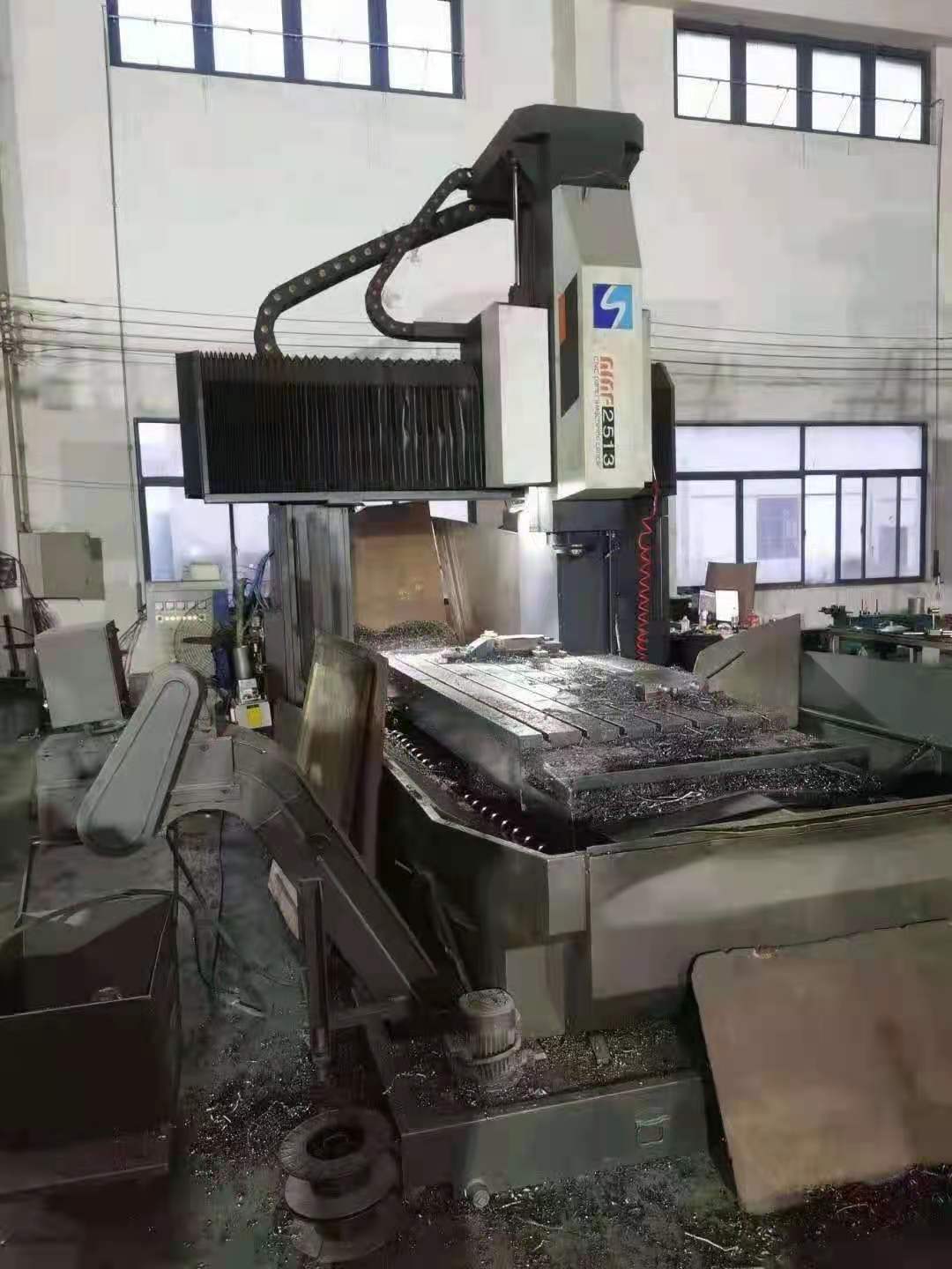 机械厂急售二手南通国盛2513龙门加工中心二手龙门