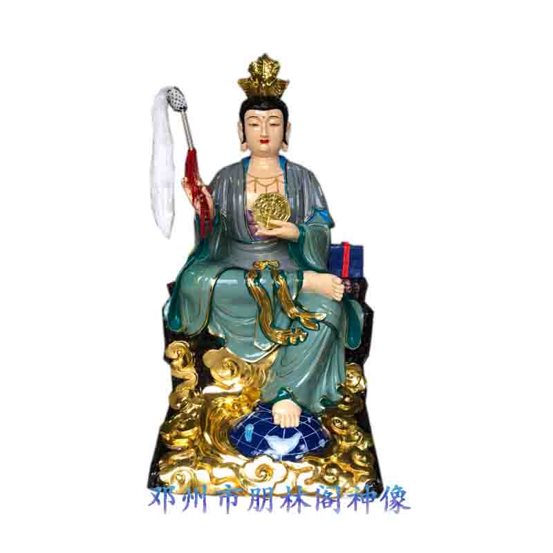 山西三萧娘娘 十二老母神像价格佛像加工 树脂玻璃钢雕塑
