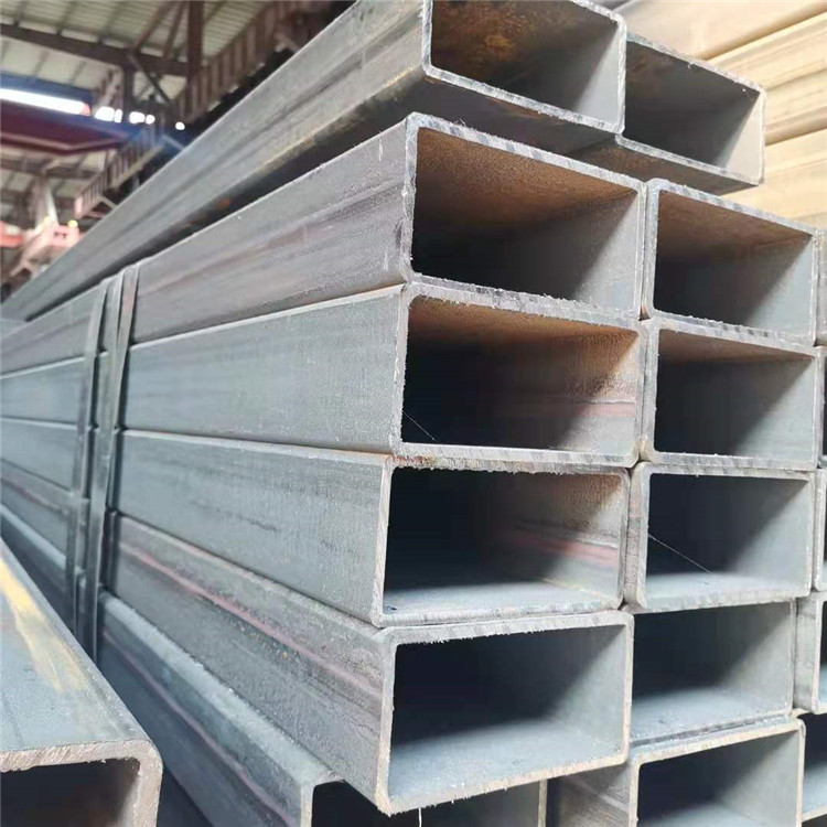 正大天虹热镀锌方矩管扁通 友发方管黑方通切割 100方打砂除锈防腐