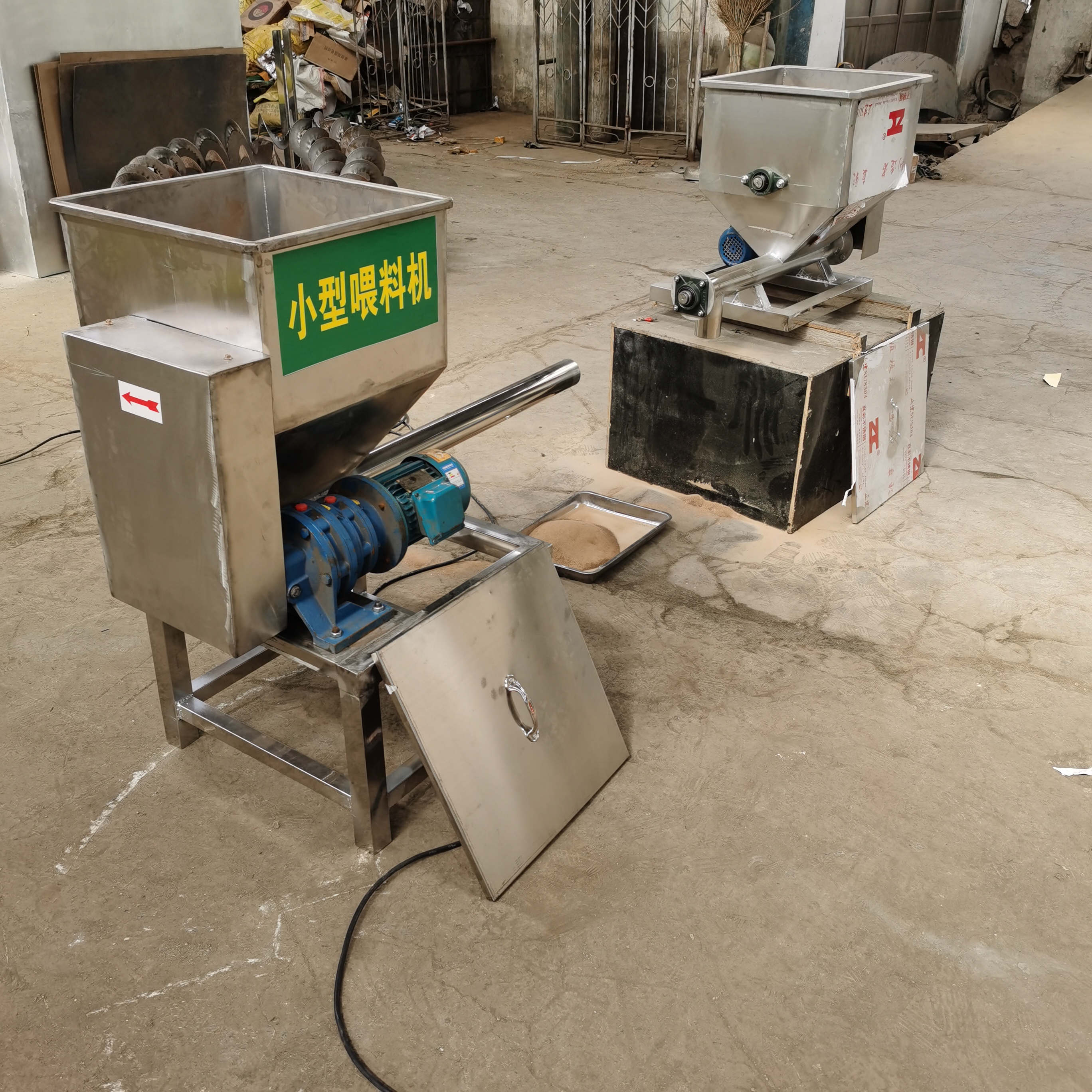 混砂仓处理剂微型喂料机220v单相电变频喂料机zcjb锦辉加工