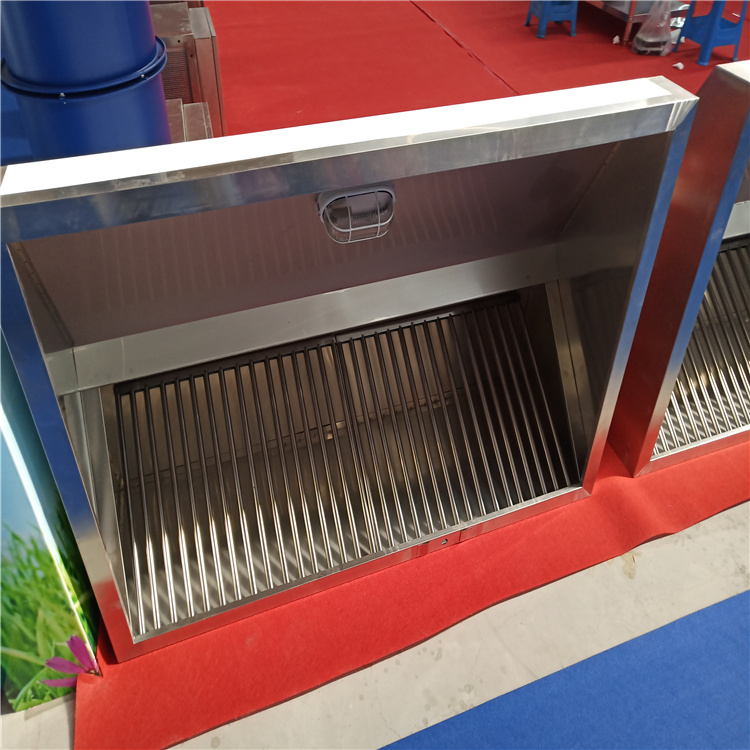 不锈钢油网烟罩 不锈钢集烟罩 郑州厨房不锈钢排烟罩