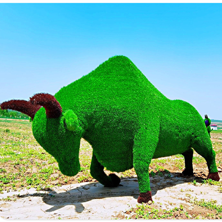 四川厂家十二生肖动物绿雕批发价