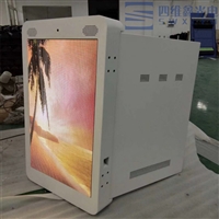 厂家定制户外高清LED灯杆屏P2.84全彩广告屏 5G城市智慧路灯屏