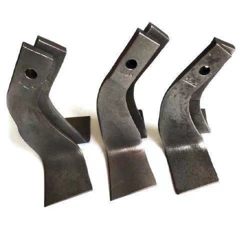 梨坝旱地机型锻打七字子刀片旋耕机刀