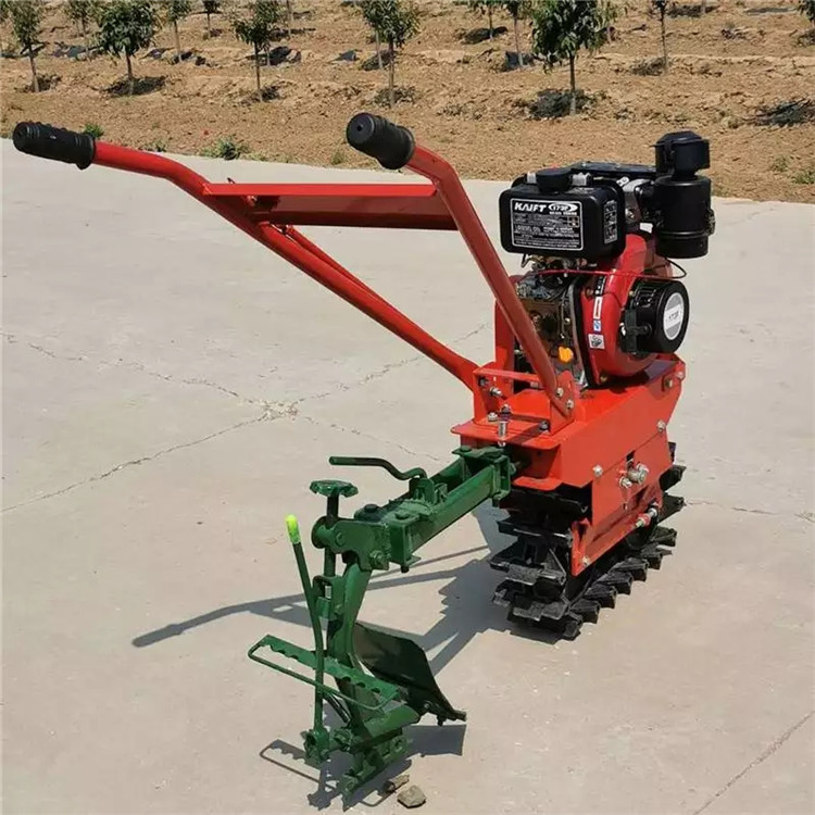 小红牛单链轨微耕机 东北 玉米地不压米单履带趟地机 有朋厂家