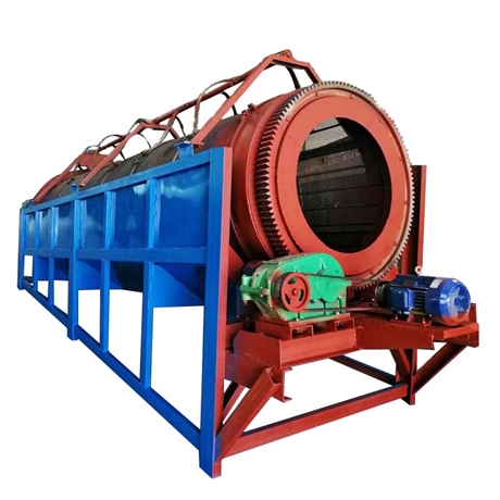 无轴筛石机滚筒筛料机土壤滚动分筛机密封式无轴筛粉机电滚龙筛