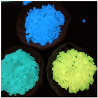 发光石厂家 供应透水道路造景夜光石 大块夜光石 荧光石