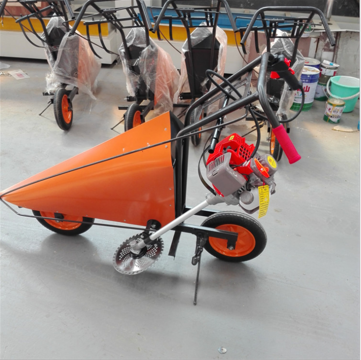 手推油菜茴香割晒机 玉米秸秆放片机 志为一边倒辣椒棉花收割机