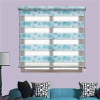 博帘金丝提花柔纱帘 家庭手拉调光帘斑马帘彩虹帘 卫生间客厅窗帘