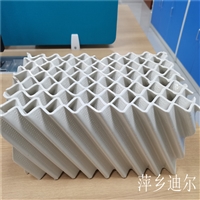 化肥厂浓缩塔装置用 陶瓷波纹填料 瓷质散堆填料操作弹性大