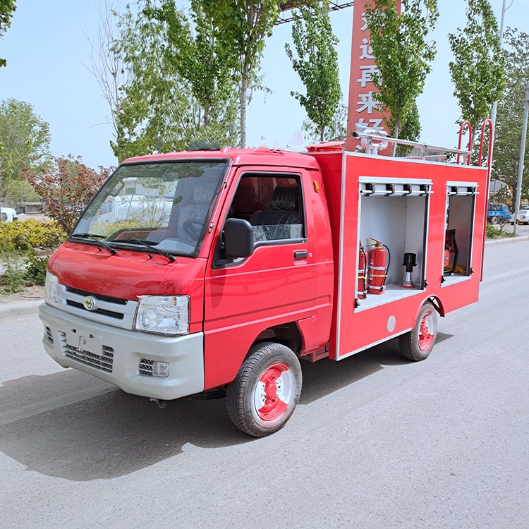 卷帘门电动消防车 社区救援灭火车 六轮救援消防车 销售