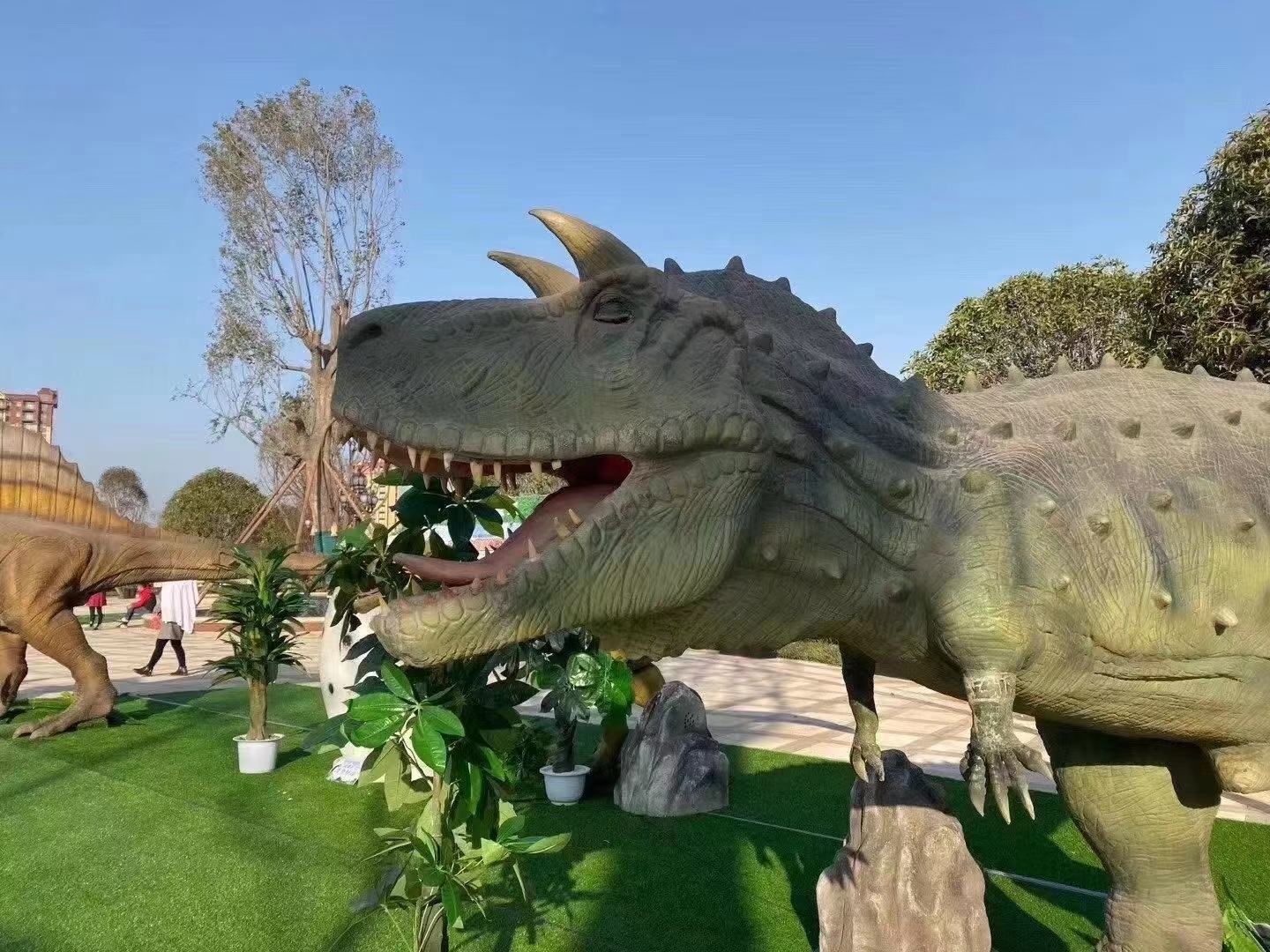 南京市栖霞区主题活动仿真恐龙展出租场景布置