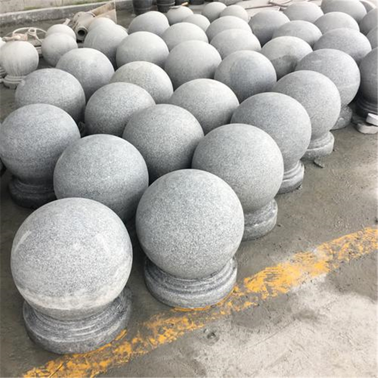 畅达石业 小区挡车石 石球 挡路石 阻路石厂家