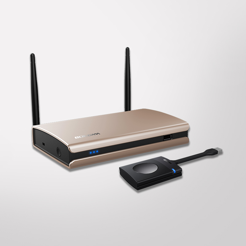 宝疆boegamy100 无线投屏器 一键联无线投屏会议系统 无线传屏