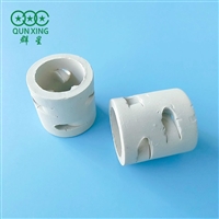 陶瓷鲍尔环 化工散堆填料 用于各种分离装置 净化塔使用 群星供应