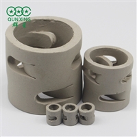 陶瓷填料 陶瓷鲍尔环 散堆化工填料 用于脱吸装置 群星供应