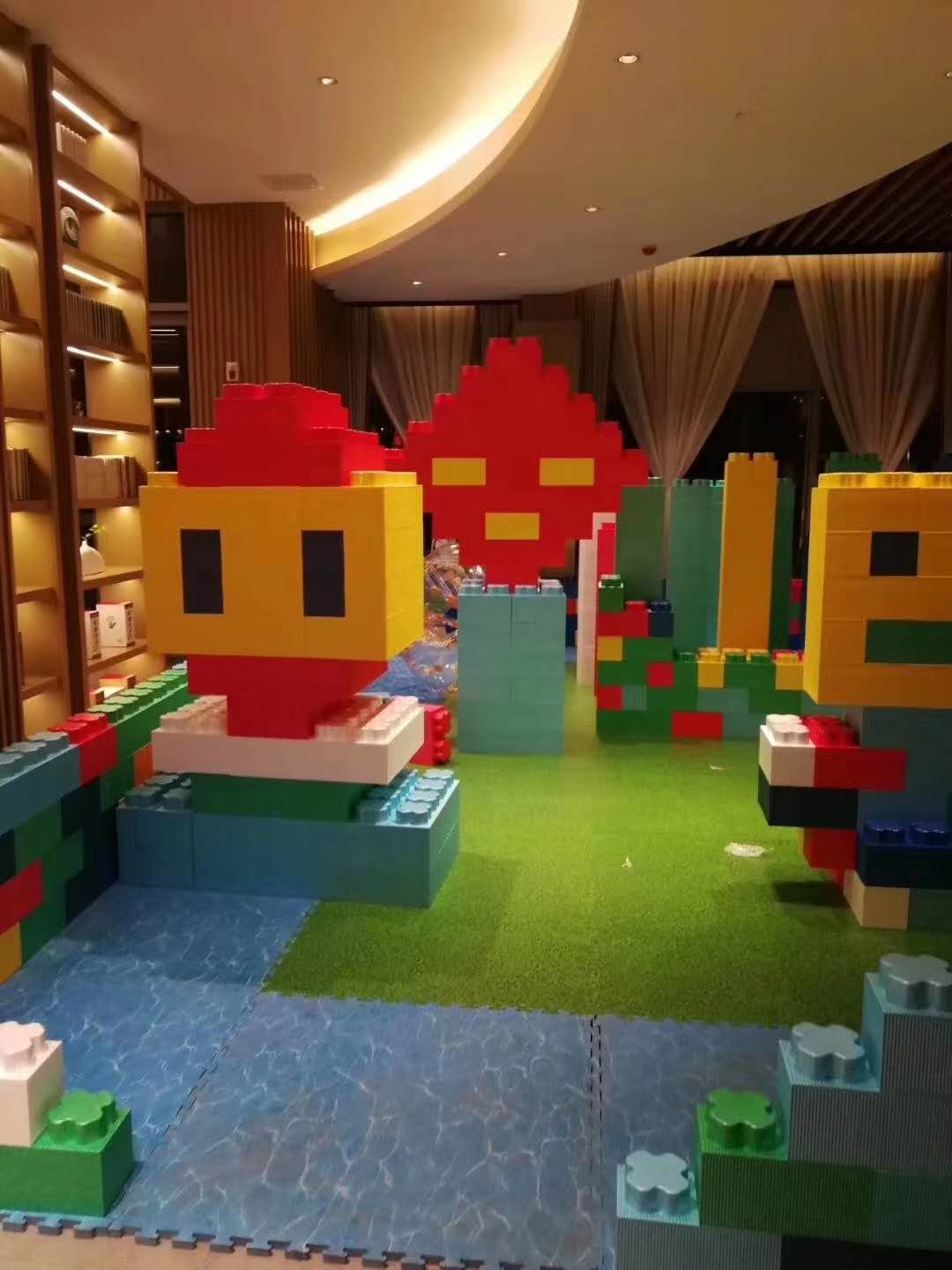 积木玩具俄罗斯方块出租积木城堡搭建租赁