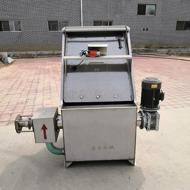 粪便固液干湿分离机斜筛式固液分离机800斜筛式粪便晨宏