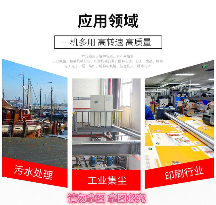 全风RB-81D-3吹干机高压风机 7.5KW吸料上料机气泵 