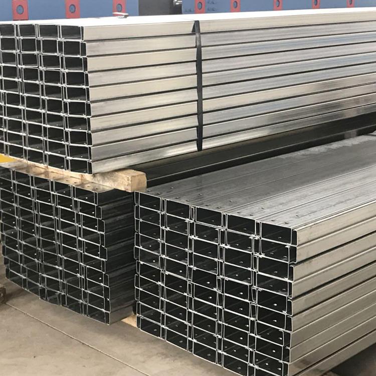 厂家批发供应镀锌槽钢c型钢材q235建筑工地用镀锌c型钢