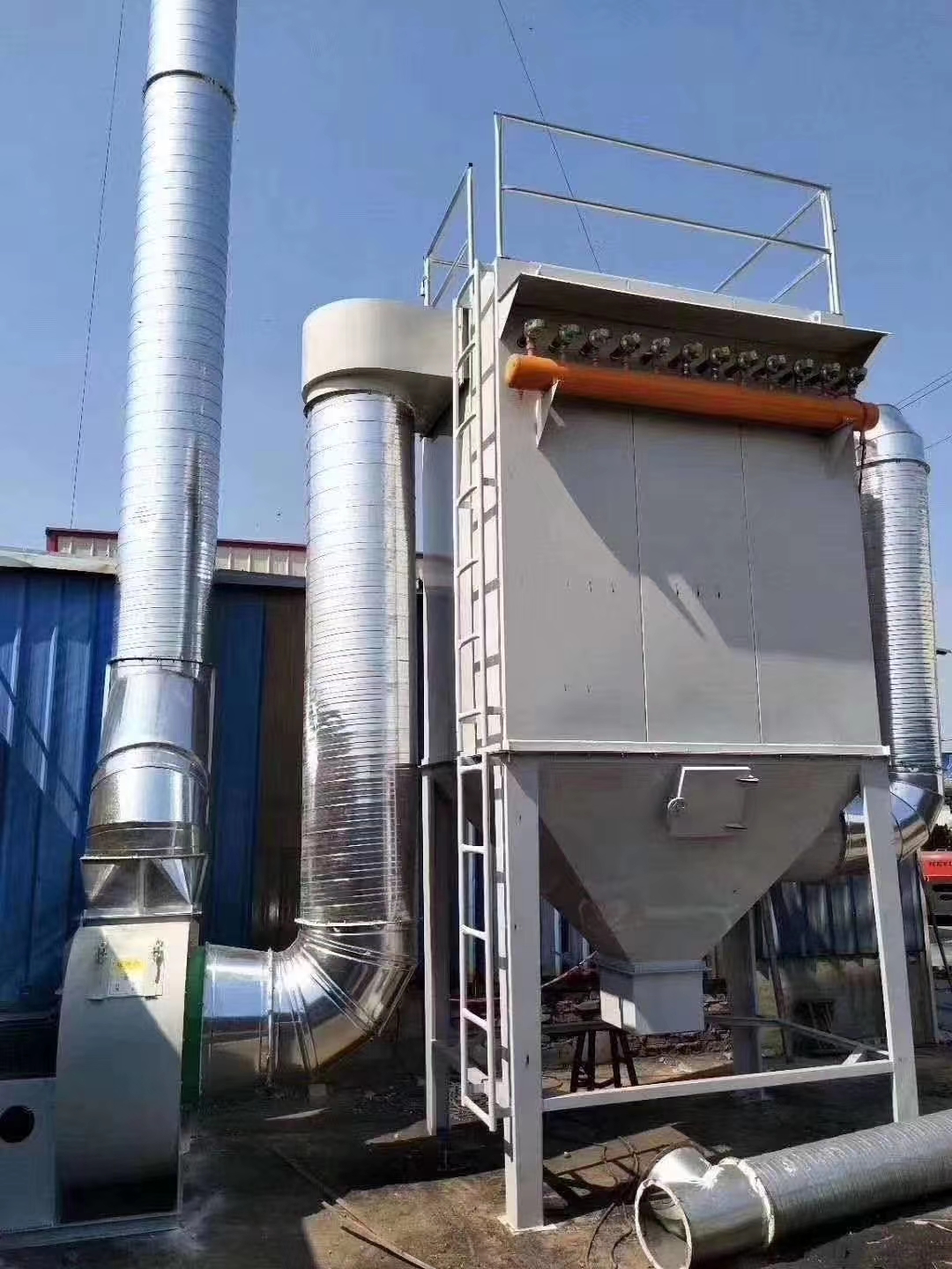 脉冲布袋除尘器单机除尘器袋式除尘器盛义可定制除尘器