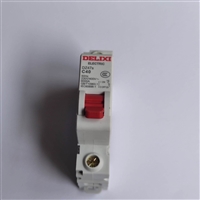 德力西断路器 小型家用断路器DZ47S 1P C40