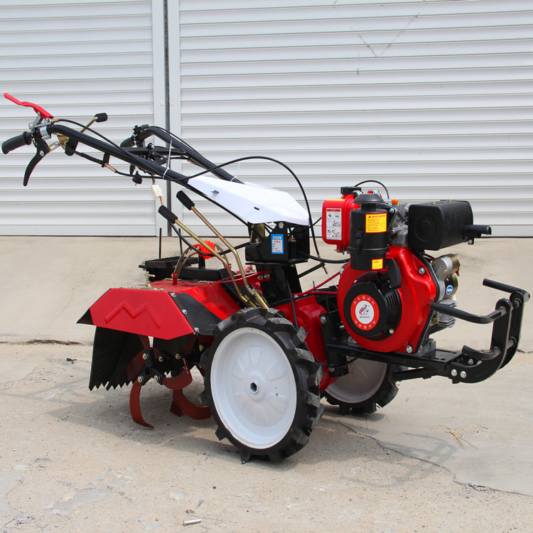 汽油两驱微耕机金禾厂家小型微耕机开沟犁地除草机视频