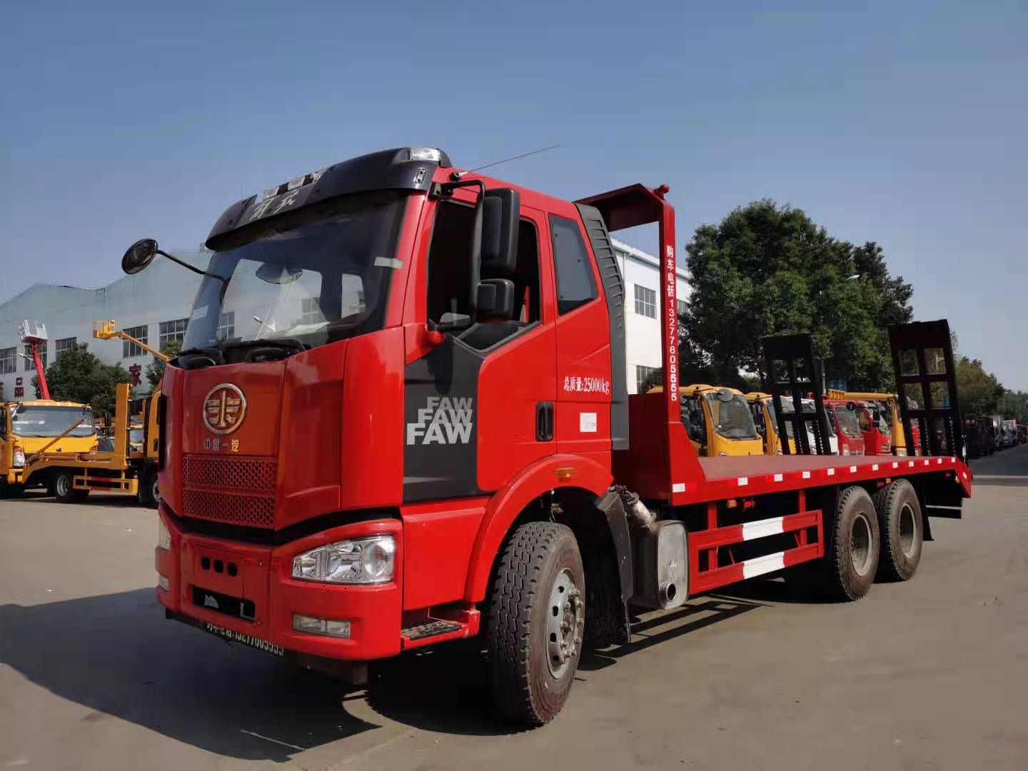 太谷县5吨小挖机平板车厂