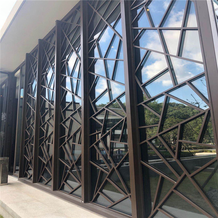 供应墙面装饰铝格栅 方管焊接铝格栅 墙面装饰材料